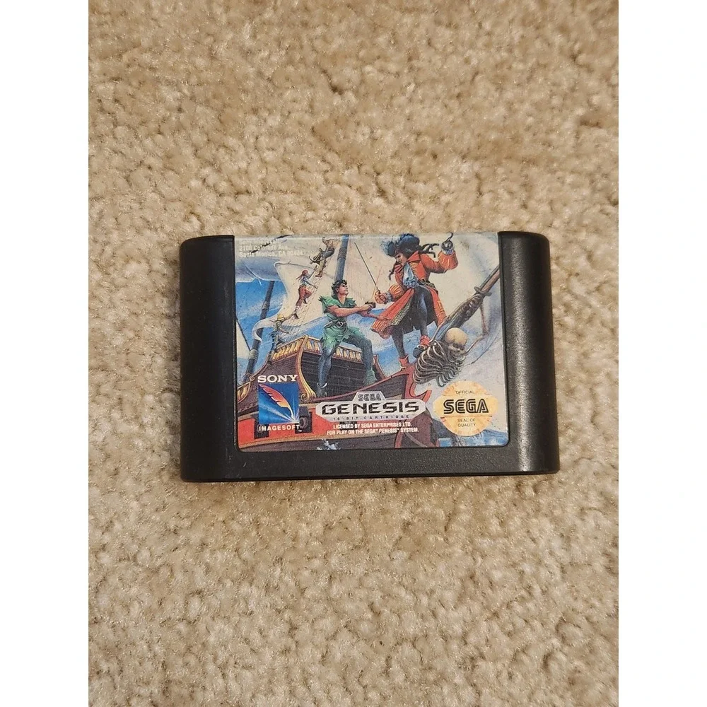 Hook Sega Genesis Video Game Action Platformer Classic Retro